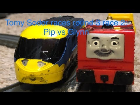 Tomy Sodor races round 3 race 2: Pip vs Glynn