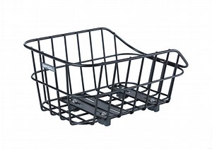 Basil Cento Alu WSL- rear basket - 22 liter - matt black