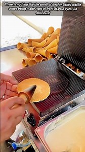 The Most Satisfying Way To Make Fresh Waffle Cones