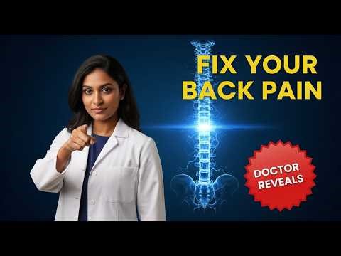 How to Fix Chronic Back Pain at Home: Complete Medical Guide (Exercises, Diet & Vitamins)