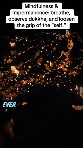 Mindfulness isn’t just “calm vibes.” In the Buddha’s teachings, mindfulness is a flashlight — it shows what’s actually happening inside us. We all chase pleasure. We all avoid discomfort. And deep down, we know everything we love is temporary: people change, bodies age, moments pass. That tension is part of dukkha — the stress of being human. Not just pain… but the constant craving for life to stay the same when it literally can’t. Here’s the practice that helps: ✅ Sit comfortably (back tall, bo