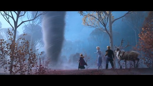 Frozen 2 _ Elsa vs Tornado Scene (Meet The Wind Spirit)