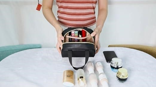 CUBETASTIC Portable Cute Makeup Bag for Travel