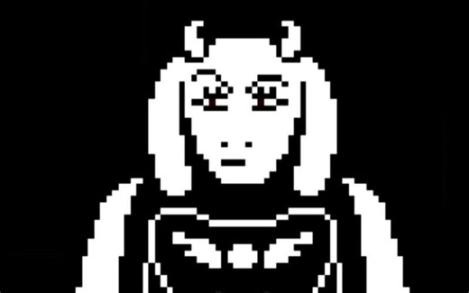 Undertale 羊妈：死孩子，居然在看我的本子！