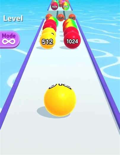 going Balls 🏀 🟢🟡🟠🔵🔴 GAME : All Levels Gameplay #shorts #goingballs #tapfunnygame MHD04