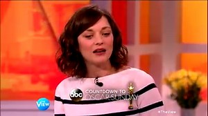 27K views · 286 reactions | Marion Cotillard talks about re-creating the emotions needed for her leading role in Two Days, One Night. Is she your pick for the Oscar? | The View | Facebook