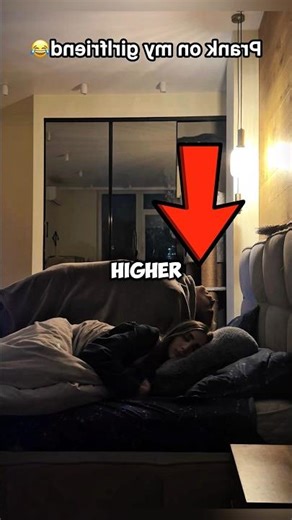 Husband Pulls a Scary Bed Prank on Sleeping Wife — Her Reaction Is Priceless! ☠️🤣 #shorts