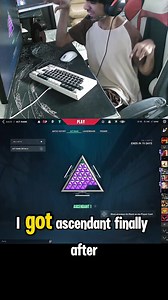 First cerebral palsy player of valorant who reached ascendant #valorant #valorantclips #gaming