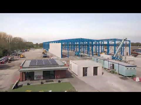 FP McCann New Factory Construction Time-lapse Video