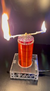 15K views · 60 reactions | Spinn Lightning Fire   #teslacoil #science #satisfying #fblifestyle | Kadek Tesla Coil Experiment | Facebook