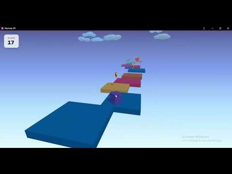 Let's see how far I get on Sky Hopper!
