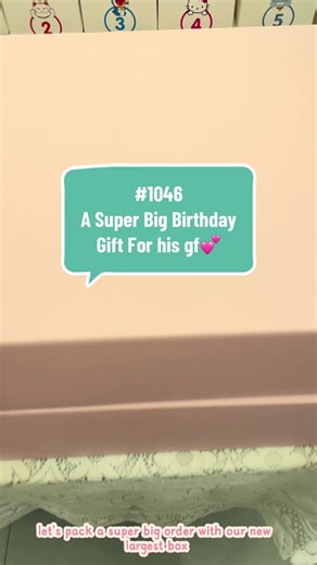 This order is for Selonia! Happy birthday to you !💕💕💕 you have a boyfriend who loves you so much ! Hope you will like your gift!🥰🥰🎁#sc#scoopc#scoopsr#orderpackingn#unboxing