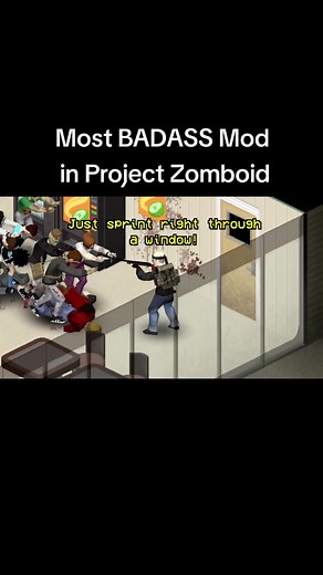 Most BADASS Mod in Project Zomboid. #projectzomboid #projectzomboidmemes #projectzomboidmultiplayer #viralvideo #viral #fypシ #fyp #foryou #foryoupage