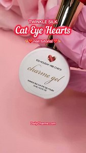 Cute & Easy Twinkle Silk Cat Eye Heart Nails ❤️✨🧲 Soft twinkle cat eye hearts with a magnetic glow—perfect for Valentine’s 😍 Comment “HEARTS” for the 🔗 to everything you need to recreate this look! Save & share for Valentine’s Day nail inspo! 💘 Using @daily_charme: ❤️ E55 Holiday Vibe Check 💕 Beating Heart Magnetic Cat Eye Heart Clip 🐾 Cat Paw Cylinder Cat Eye Magnet Wand / Beige 🖊️ 4-in-1 Nail Art Multi Dotting Tool Pen 🖌️ 12 Art Liner Nail Art Brush 💎 Diamond Shine Top Coat 💅 Medium 