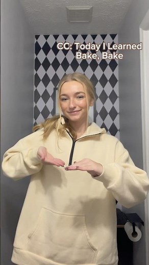 Bake in ASL (Not a Teacher) #americansignlanguage #signlanguage #asl #baking #learninglanguages