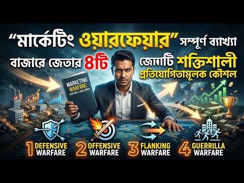 Marketing Warfare Explained: 4 Competitive Strategies to Win Market Battles (Al Ries & Jack Trout)