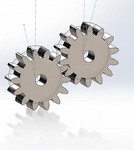 Gear Mate in Solidworks