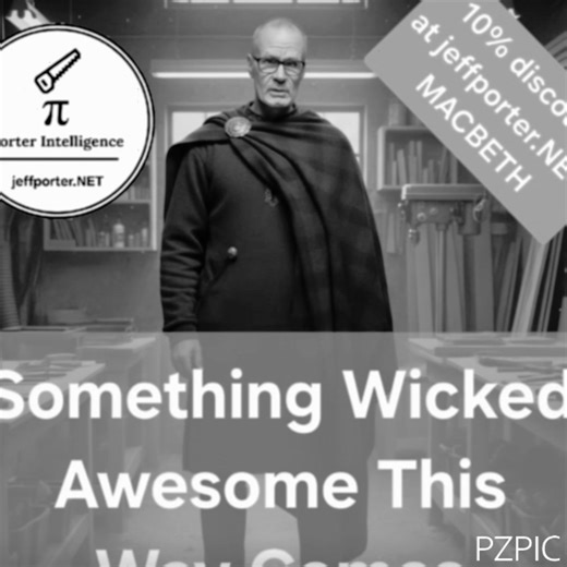 Final day for this jeffporter.NET discount code: MACBETH. And no, I don't really have a Macbeth costume like my colleague Denzel. | Porter Intelligence
