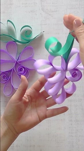 Let's make a cute paper-swirl grape. Let's decorate with it.