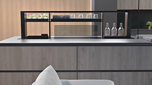 200cm Hidden Downdraft Extractor with Storage and Power Bank