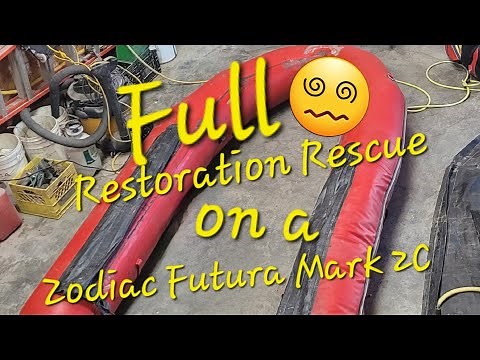 Cleaning, Transom/Floor Removal, and Patch Repair - Zodiac Futura Mark 2C Restoration Rescue - PT.1