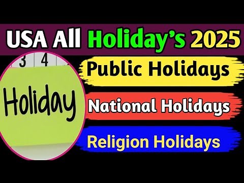 USA holidays 2025 | United States All holidays 2025
