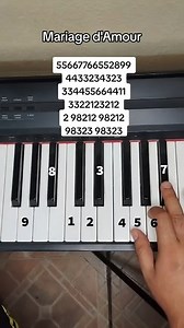 583K views · 6.1K reactions | Mariage d'Amour piano tutorial parte 1 #richardclayderman #pianotutorial #pianoforte | Ponchopiano | Facebook