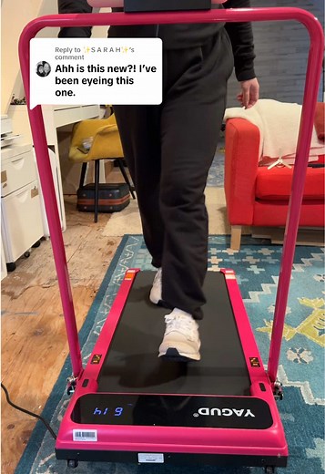 New Improved Pink Walking Pad with Incline Feature