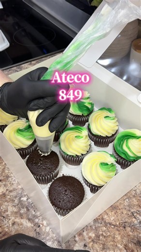 Another favorite piping tip for cupcakes is Ateco 849! Very similar to Jem 3J #buttercream #pipingtips #cupcakes #cupcakedecorating