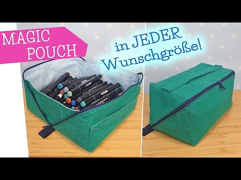 Magic Pouch nähen in JEDER Wunschgröße | Wide open Pouch | DIY Nähanleitung | mommymade