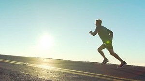 Slow Motion Male Athlete Exercising Outdoors Stock Footage Video (100% Royalty-free) 15078082 | Shutterstock