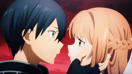 one more kiss... #kirito #asuna #anime #manga #sao #swordartonline #swordartonlineedits #kiritokun #asunayuuki #animes #manga #couple #love #marriage