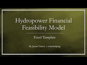 Infrastructure Financial Model: Hydropower (dam)