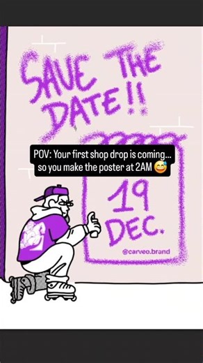 How I Designed the Poster for My First Drop