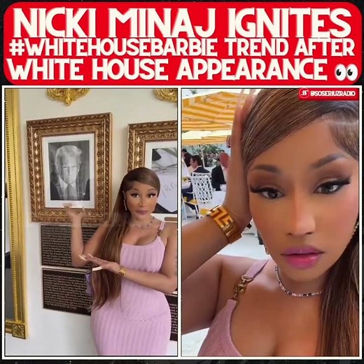 NICKI MINAJ JUST TOOK BARBIE WORLD STRAIGHT TO THE WHITE HOUSE!