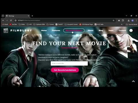 Filmology - Movie Recommendation System - ALX Portfolio Project