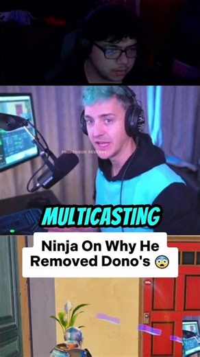NINJA ADMITS WHY HE TURNED OFF DONOS