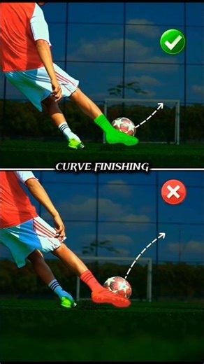 CURVE FINISHING TUTORIAL ⚽#football