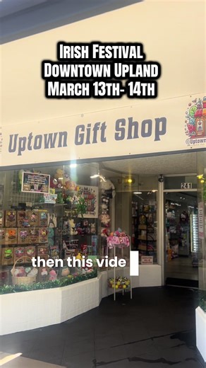 Visit Uptown Gift Shop for Irish Festival Deals!