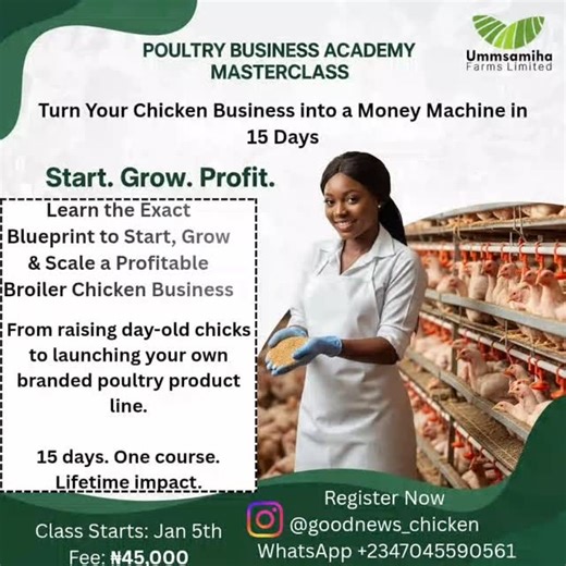  The wait is over! The Poultry Business Academy Masterclass is...