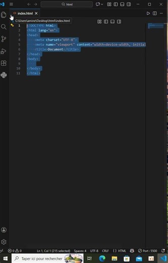 ثلاث طرق لإنشاء الكود الأساسي (الرئيسي) للغة HTML