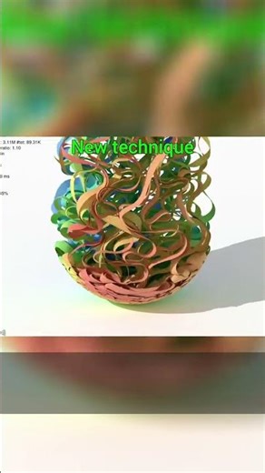 Noodle Physics Solved? Watch Millions of Collisions in Action! #shorts