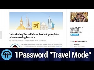 1Password's "Travel Mode" Security