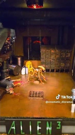 Alien 3 1992 "New Beginning" Diorama Scene 1