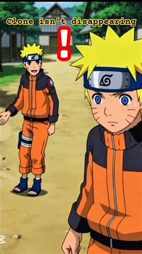 Naruto's clone isn't vanishing! Naruto shadow clone jutsu