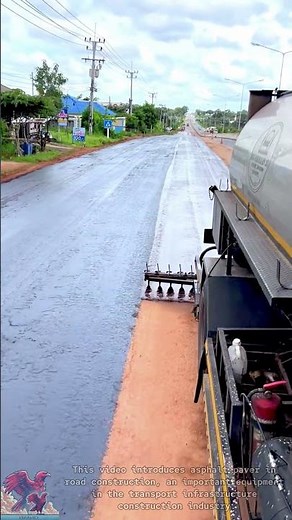 Modern asphalt paving machine || Road construction methods
