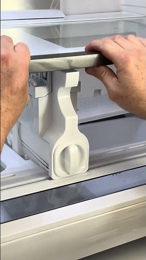How to remove Samsung fridge shelf—returning glass shelf AFTER cleanup