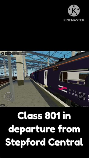 Class 801 departing from Stepford Central - SCR
