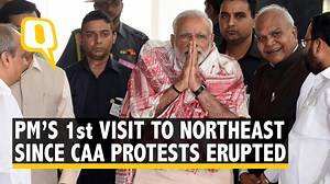 This will be the prime minister's first visit to the Northeast since protests erupted against the Citizenship (Amendment) Act last December in which three people were killed. Read the full story here: https://bit.ly/377Wf1U | The Quint