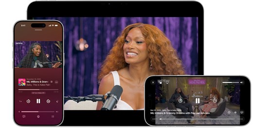 Apple's Podcasts app now supports HTTP Live Streaming video technology